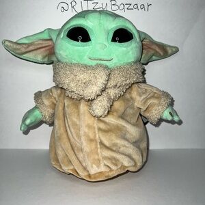 Disney & Star Wars Bundle: Grogu 8" Plush (NWT), Keychain, & Jack Skellington